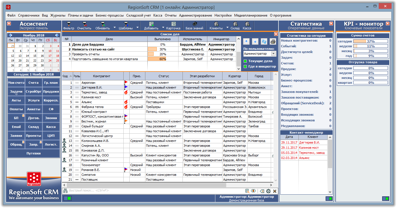 RegionSoft CRM